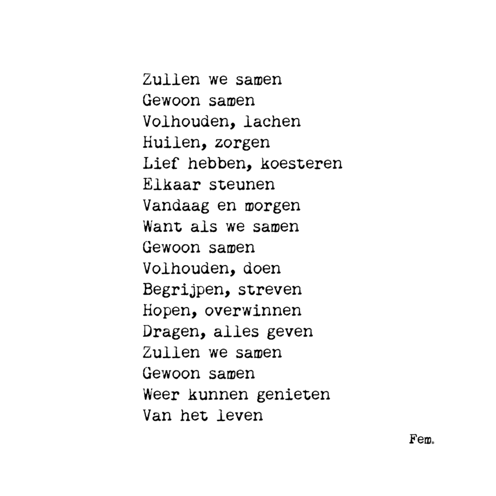 Kaart - Zullen we samen