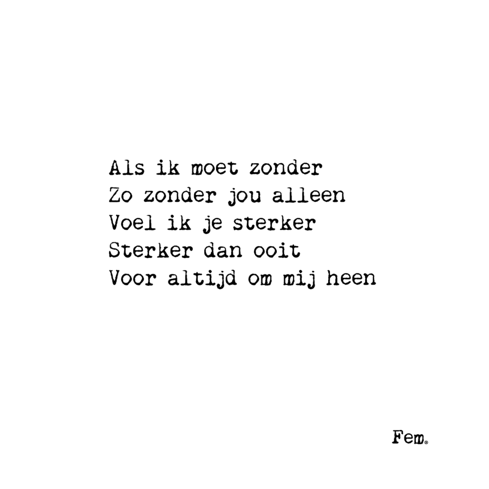 Kaart met plankje- Zo zonder jou