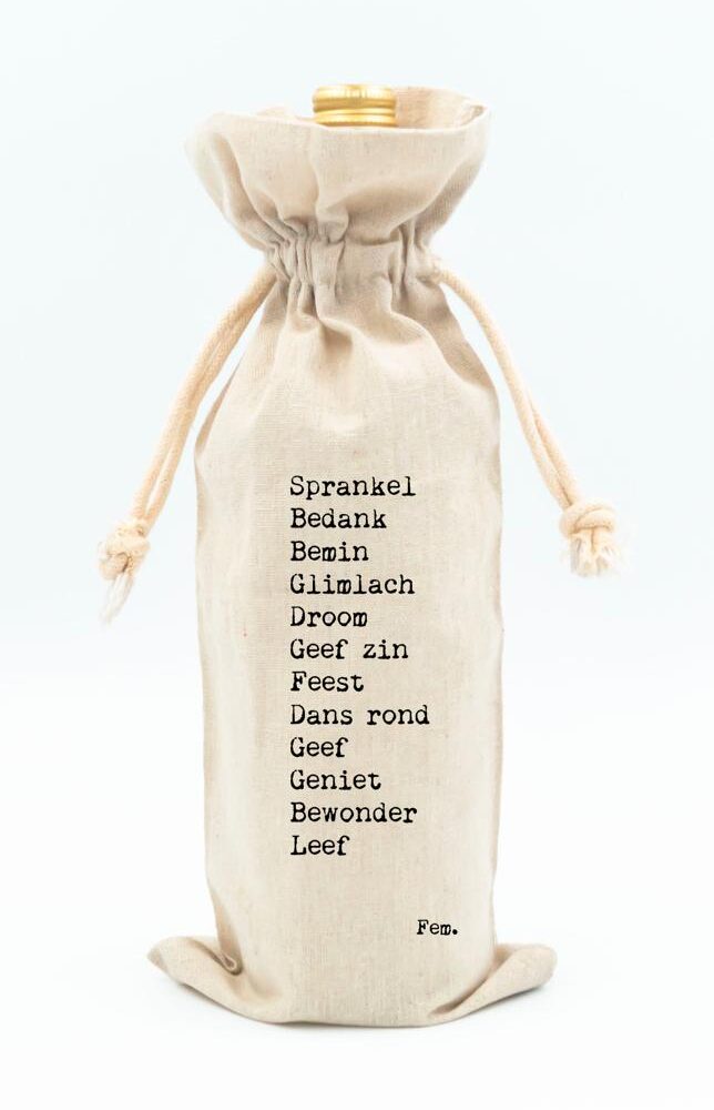 Alternative view of Fles - wijnzak