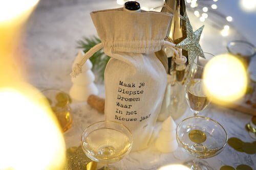 Fles/wijnzak