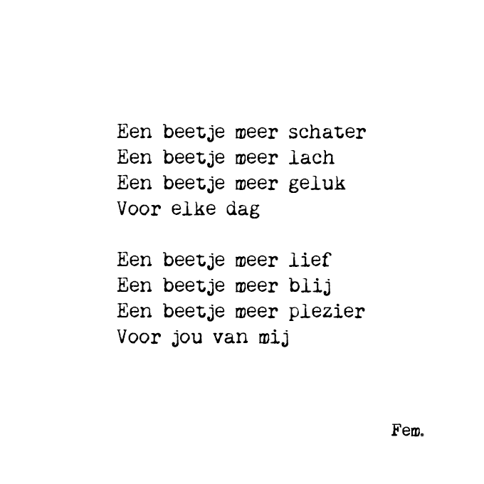 Kaart - Voor jou van mij