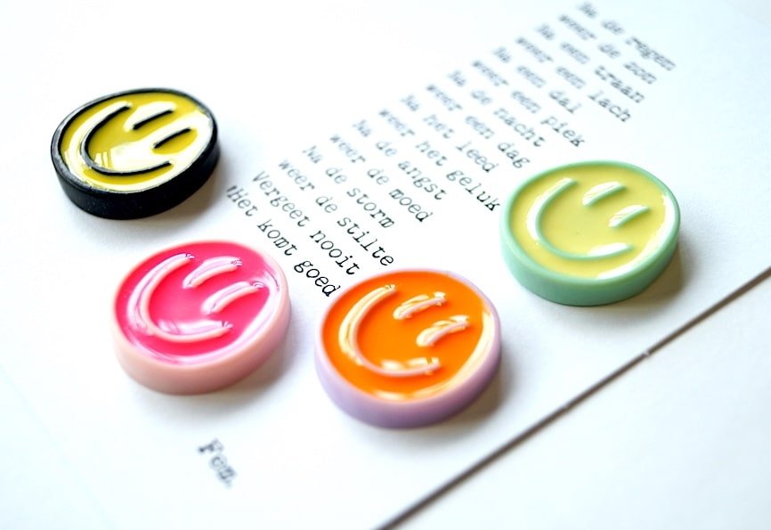 Kaart met Smiley pin