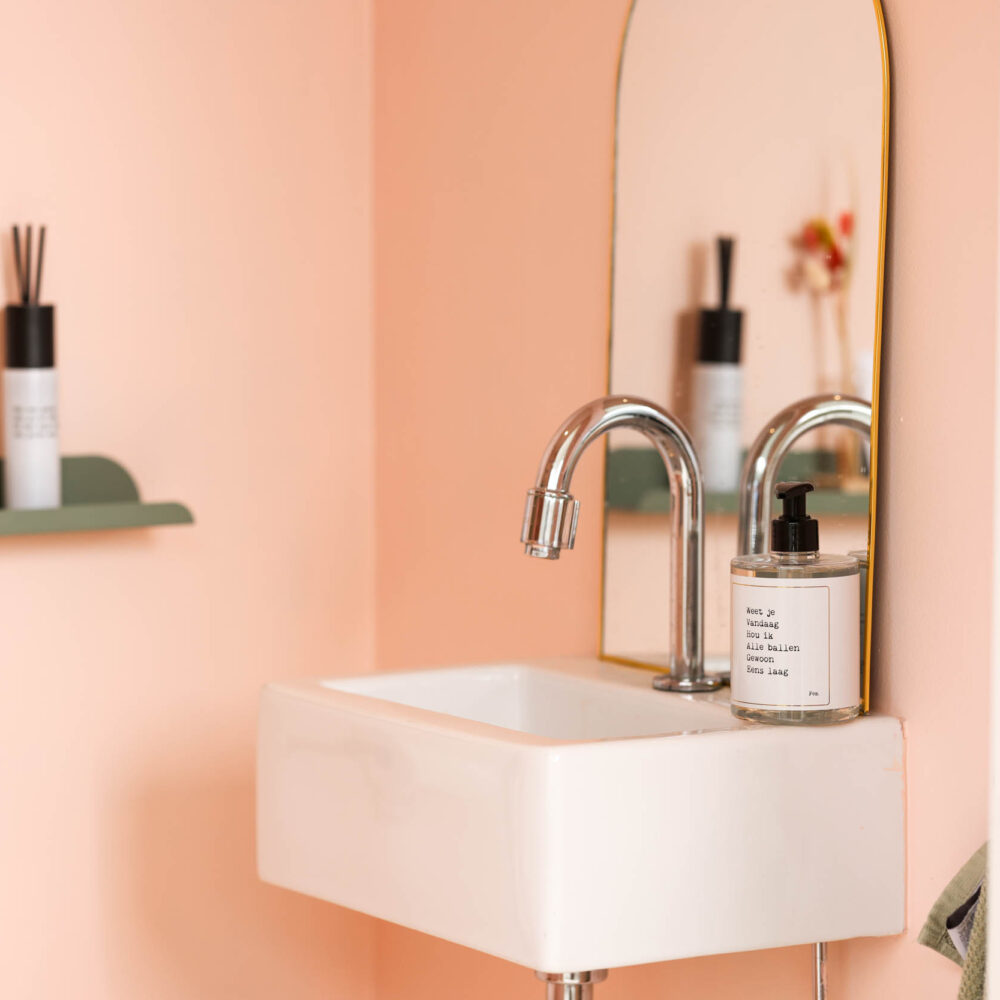 Handzeep met verschillende teksten