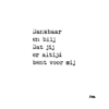 Houten blokje - Dankbaar